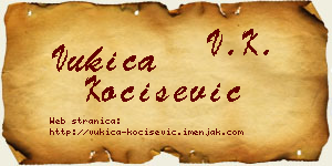 Vukica Kočišević vizit kartica